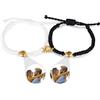 Glooraca Bracciale fotografico personalizzato con immagine all'interno Bracciali di coppia personalizzati per lui e per lei Bracciali di coppia con proiezione di foto Regali per donne uomini (Style 1)