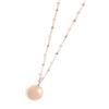 Generico Colla Donna Marlù 15CO012R-W Chiama Angeli in Acciaio Oro Rosa Pendente in Ottone con Campanello