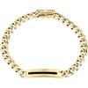 Sector No Limits Basic Bracciale da uomo, in acciaio inossidabile, smalto, PVD nero, PVD oro giallo - SZS60, 22 cm, acciaio inossidabile, 22 cm, Acciaio inossidabile