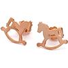 Rue Des Mille Orecchini donna argento 925 Lobo Cavallo Oro Rosa | Orecchini argento 925 donna | Orecchini Argento donna Con Una Potente Carica Sentimentale