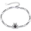 yrozvw Bracciale con proiezione di foto personalizzate Bracciale con zampa di cane e immagine interna Bracciali con foto di animali domestici Gioielli per donne