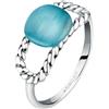 Morellato Anello Donna, Collezione 1930, in Acciaio, pietra Occhio di gatto - SATP190