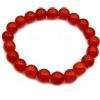 Vatslacreations Bracciale in giada rossa, perline di pietre naturali da 8 mm, unisex, elasticizzato, gioiello curativo in cristallo, regalo fatto a mano per uomini e donne