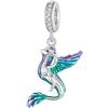 LES FOLIES DI PAOLA GRIECO Charm Drago Alato Frozen multicolor Fiabe ciondolo pendente in argento 925 - Les Folies per Pandora