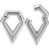 ERKUOO 2 PC Ear Hangers Calibri Peso dell'orecchio in acciaio inossidabile Espansore Penzolare Tunnel auricolari Tappi Barella Piercing Gioielli 8mm