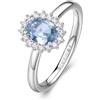 Brosway Anello Donna in Argento e Cloud Light Blue | Collezione Fancy - FCL74B