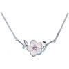Helen de Lete Sakura - Collana in argento sterling con fiore sull'albero