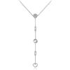 Brosway Collana Donna in Acciaio e Cristalli con Simbolo Cuore | Collezione Chant - BAH30