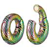 KOOBODY 0 g (8 mm), orecchini magnetici in acciaio inox, peso per dilatare lobi orecchie, donne, uomini, alberi, dilatatori