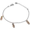 Damiano Argenti Bracciale in Argento 925 con ciondoli gattini rosè Argento