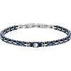 Maserati Jewels Bracciale Uomo, 22 cm, in Acciaio, Ceramica, PVD - JM420ATI01