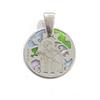 De Bussy Medaglia Santa Rita in argento Sterling e smalte®, 25, Argento, Smalto