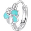 Rosato Mono Orecchino Donna In Argento Con Simbolo Fiore | Collezione Allegra - RZAL003