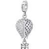 Rosato Charm Donna In Argento Con Simbolo Mongolfiera | Collezione Storie - RZ028R