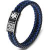 Theluckytag Bracciale medico migliorato da uomo e donna con codice QR, acciaio al titanio, per polsi fino a 20,3-25,4 cm, più spazio per personalizzazione (versione in lingua italiana non garantita),