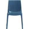 GBSHOP Sedia interni/esterni lucida moderna cucina bar ristorante soggiorno Blu Avio