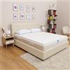 Materassimemory.eu Materasso Matrimoniale Memory 5 strati mod. Armonia Plus Misura 140x190 Alto 25 cm con 7 zone a portanza differenziata Sfoderabile Dispositivo Medico Classe 1 DETRAIBILE