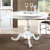 Bagno Italia Tavolo rotondo bianco opaco diametro 100 o 120 cm disponibile anche con sedie I