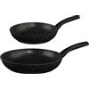 5 five simply smart 2 padelle in Alluminio, 24/28 cm, Carattere