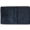 Euronovità EN-27290 Tappeto Magico Genio in Microfibra, Zerbino per Ingresso, Colore Nero, 40x55 cm
