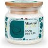 Mistral des Sens Candela profumata artigianale di cocco delle isole 40 ore 150ml