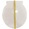 Generico Brudetti Sedili, Copriwater ORIGINALE DOLOMITE ZELIG 40cm Termoindurente Bianco IS SILVER QUALITY e Cerniere Cromate Lucide, Anatomico, Antibatterico, Plastica Facile da Pulire (J434201), Bianco I.s.