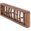 Design Delights Appendiabiti da Parete in Legno Riciclato, Stile Shabby Chic, 82 x 22 x 12 cm