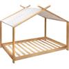 ATMOSPHERA CREATEUR D'INTERIEUR Atmosphera - Letto tenda per bambini, in legno, 90 x 190 cm