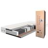 TULENA NOX Materasso singolo 90x200 cm memory foam, Materassi a molle insacchettate H3 + H4 Comfort, altezza 23 cm reversibile