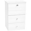 LIBEROSHOPPING.eu - LA TUA CASA IN UN CLIK Mobile ASSE da Stiro a Scomparsa con Ruote Multiuso Pratico con 2 cassetti e 1 Anta (bianco)