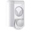 Mar Plast Dispenser Sapone Liquido a riempimento da Lt. 0,350 Bianco con Lente Trasparente in plastica