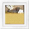 Lupia - Quadro mattonella Ceramica Modern White 29x29 cm con significato del Nome Barbara
