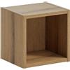 Lomadox Mensola bagno 27 x 25 cm, rovere