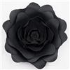 SSXCO 2018 Fai da Te Grandi Fiori di Carta Rosa Gigante per fondali di Nozze Decorazioni Mestieri di Carta Baby Nursery Compleanno Tutorial Video, Nero, 20 CM