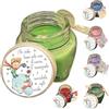 Regalami.Shop 6 Candele in Vetro con Coperchio in Metallo e Grafica de Il Piccolo Principe - Bomboniere Profumate in Sei Fragranze Assortite, Ideale per bomboniera, Party, Regalo