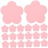 WHAMVOX Adesivi Antiscivolo Facili da Installare in Gomma Rosa per Vasca da Bagno 12 a Forma di Fiore Confezione da 12 Pezzi per Superfici Interne e Zone Umide