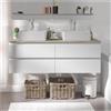 MOB-IN Set mobile Sorrento doppio lavabo sospeso 120 cm