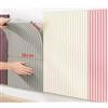 Koncey Pannello Imbottito, Cuscino da Parete Pannelli Murali Decorativi Parete per Testiera Letto Imbottita 200cm, Autoadesiva, Spugna Sddensata 10mm (Colore : Bianca, Size : 60cmx200cm)