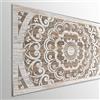 MEGADECOR DECORATE YOUR HOME MEGADECOR - Testiera per letto da 5 mm, moderna ed elegante, mandala, testiera minimalistica ed economica. Modello Quinnipiac (135 x 60 cm). Testiera resistente e durevole, PVC espanso, multicolore.