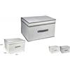 OISE ART STORE Trade Shop - Scatola Box Salvaspazio Portatutto Contenitore Armadi Organizer 50x40x30cm 53028