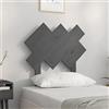 IBUQDDV Testiere Letto Matrimoniale Testiera Letto Una Piazza E Mezza Testata Letto Matrimoniale Spalliera Letto Singolo Testiera per Letto Bianca 72,5x3x81 cm Legno Massello di Pino per Soggiorno Salone
