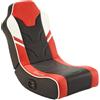 X Rocker Shadow Gaming Chair for Kids and Juniors, 2.0 Audio Floor Rocker, Low Folding Rocking Seat with 2 Stereo Sound Speakers, Padded Foam Gaming Seat for Children for XBOX, PS4, PS5, Switch - RED