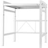 LANTUS Mensola Microonde, Supporto Per Forno A Microonde In Bambù Naturale, Mensola per microonde, Ripiano cucina Con ganci neri E porta taglieri (40/64 * 45 * 36,5 cm - bianco)