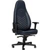 noblechairs Icon TX - Sedia da gioco, in tessuto, poltrona da ufficio, ergonomica, 150 kg, sedia da gioco, poltrona girevole, tessuto tessile, cuscino incluso, colore: antracite