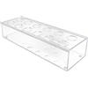 Mipcase Vaso Rettangolare Acrilico Trasparente per Centrotavola Decorativo per Matrimonio Eventi e Decorazioni Domestiche per Fiori