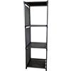 MAKA change your life quality Scaffale Componibile Cubo Guardaroba Modulare Armadietto Fai da Te Scarpiera Divisoria in Plastica 3 o 6 Cubi Armadio Portaoggetti Organizer Cameretta Bambini Ripostiglio Libreria Tessuto (3 Cubi)