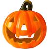 matches21 HOME & HOBBY Decorazione di Halloween a Forma di Zucca in Ceramica - Lanterna LED per Interni ed Esterni - 17 x 14 cm