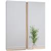 Vicco Specchio contenitore bagno Gloria, Bianco, 70.4 x 84 cm