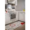 ABC Tappeto La Cucina Opty Beige-Orange 57 x 140 cm