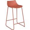 ATMOSPHERA CREATEUR D'INTERIEUR Atmosphera - Sgabello da bar Otac, Terracotta Rosa, H 82 cm, Base in metallo con poggiapiedi - Per cucina, isola centrale, seggiolone